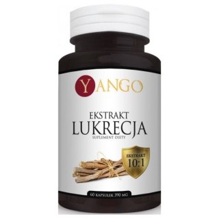 Yango Lukrecja ekstrakt 10:1 suplement diety 60 kapsułek
