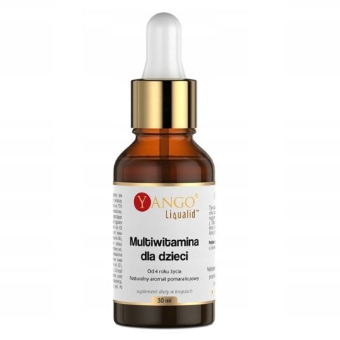 Yango Multiwitamina dla dzieci suplement diety w kroplach 30ml