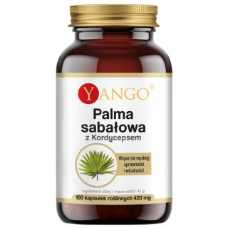 Yango Palma sabałowa z kordycepsem suplement diety ekstrakt 100 kapsułek