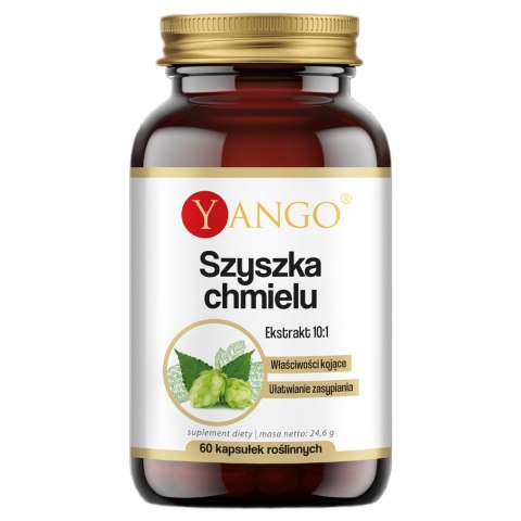 Yango Szyszka chmielu ekstrakt 10:1 suplement diety 60 kapsułek