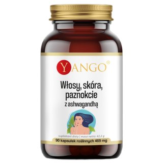 Yango Włosy skóra paznokcie z ashwagandhą suplement diety 90 kapsułek