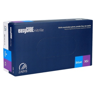 Zarys easyCare Rękawiczki Nitrylowe Niebieskie XS 100szt