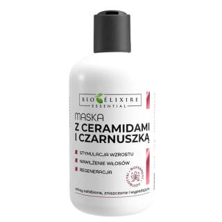 Bioelixire Maska do włosów zniszczonych i wypadających z czarnuszką 300ml