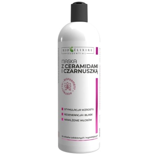 Bioelixire Maska do włosów zniszczonych wypadających czarnuszka 500ml