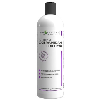 Bioelixire Szampon biotyna - włosy cienkie, słabe i bez objętości