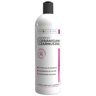 Bioelixire Szampon do włosów zniszczonych wypadających czarnuszka 500ml