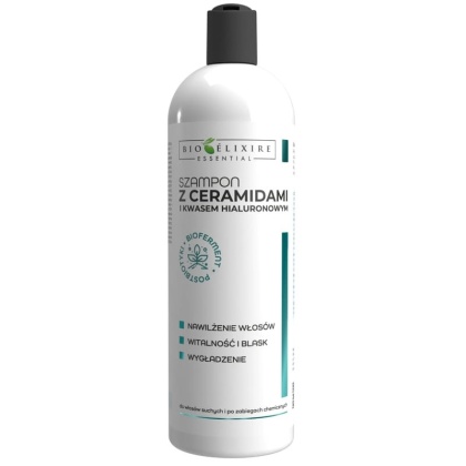 Bioelixire Szampon nawilżający do włosów z kwasem hialuronowym 500ml