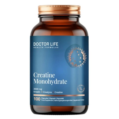 Doctor Life Creatine Monohydrate 3000mg suplement diety 100 kapsułek