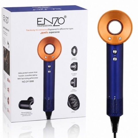 Enzo Professional Italy Supermotor Air Amplifier Navy suszarka do włosów z jonizacją 110k