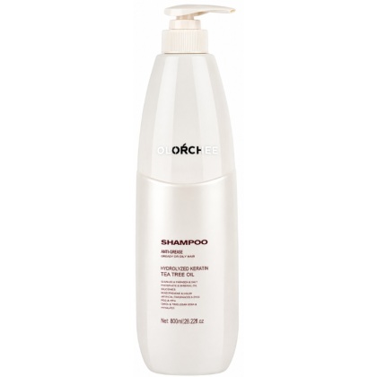 OLORCHEE Anti Grease Szampon z Keratyną do Włosów Tłustych 800ml