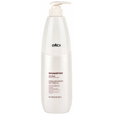 OLORCHEE Anti Grease Szampon z Keratyną do Włosów Tłustych 800ml