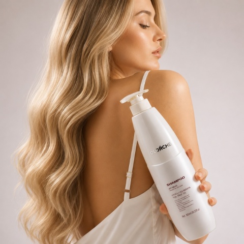 OLORCHEE Anti Grease Szampon z Keratyną do Włosów Tłustych 800ml