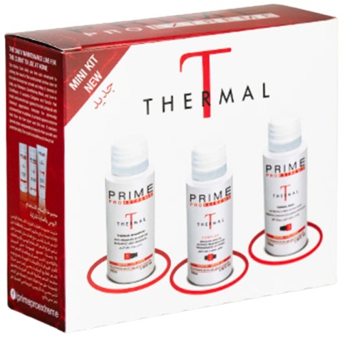 Prime Thermal Brazilian brazylijskie keratynowe prostowanie zestaw 3w1 3x100ml