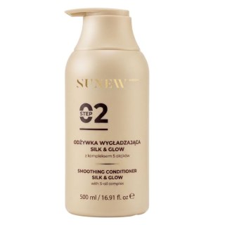 SunewMed+ Silk & Glow odżywka wygładzająca z kompleksem 5 olejków 500ml