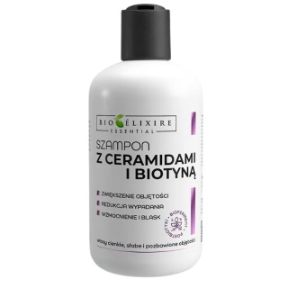 Bioelixire Szampon z biotyną do włosów cienkich słabych i bez objętości 300ml