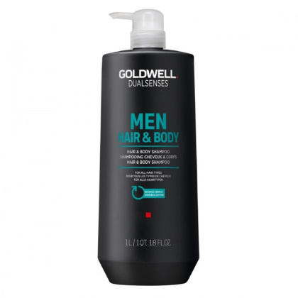 Goldwell Men, szampon do włosów i ciała 1000ml