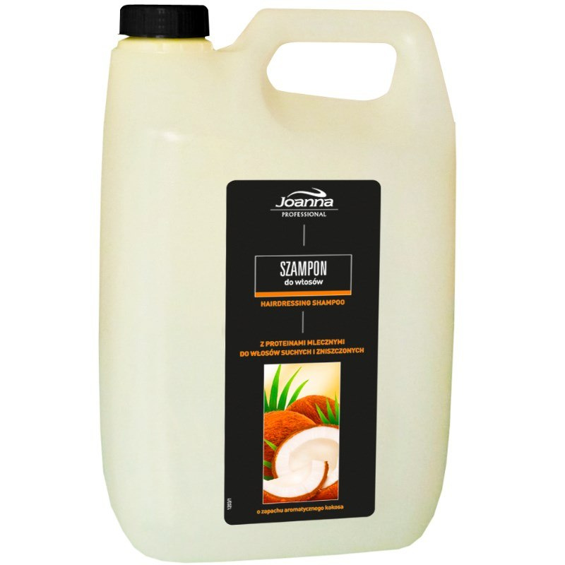 Joanna Professional, szampon kokosowy do włosów suchych, z proteinami mlecznymi 5l
