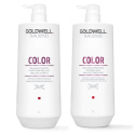 Goldwell Color, Zestaw do włosów farbowanych Szampon 1000ml + Odżywka 1000ml