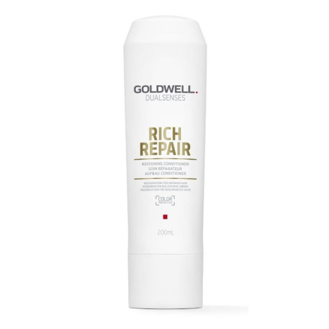 Goldwell Rich Repair, zabieg odbudowujący do włosów łamliwych Szampon 250ml + Odżywka 200ml + Spray 150ml