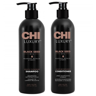 CHI Luxury Black Seed Oil Zestaw pielęgnacyjny do włosów z olejkiem z czarnuszki