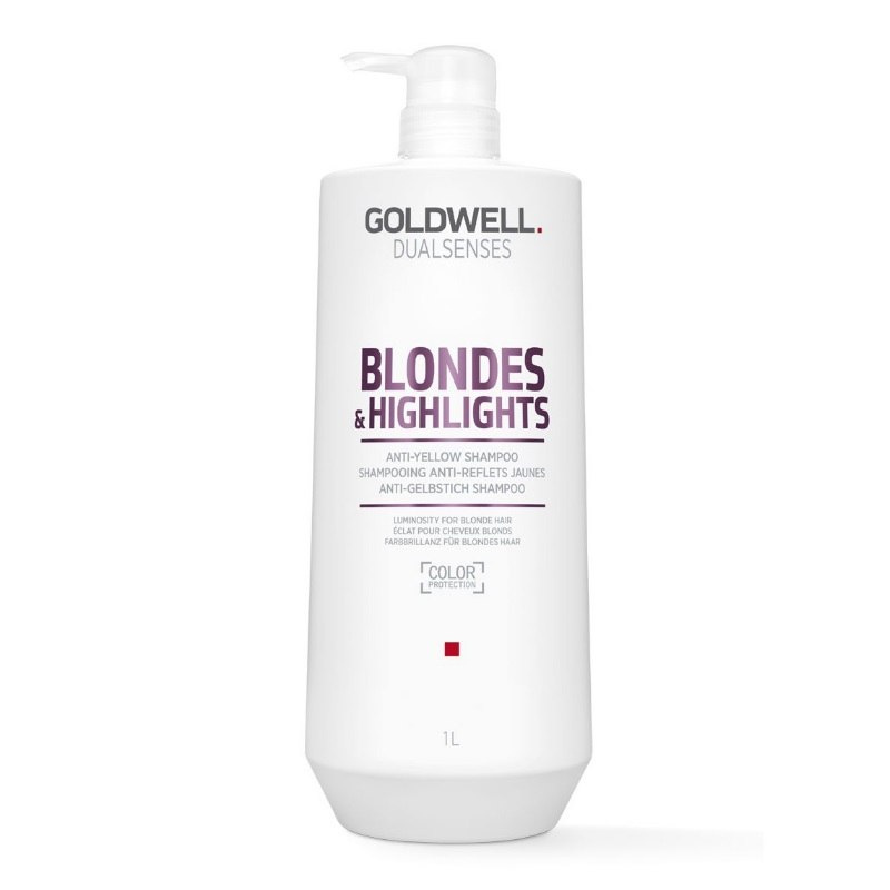 Goldwell Blondes & Highlights, szampon neutralizujący żółte odcienie 1000ml