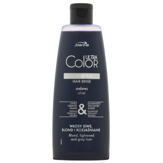 Joanna Ultra Color System, płukanka do włosów Srebrna 150ml