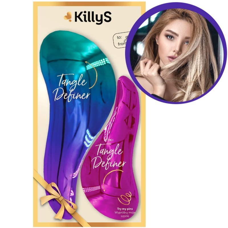 Killys Tangle Definer szczotki, zestaw prezentowy Killys Tangle Definer szczotki, zestaw prezentowy
