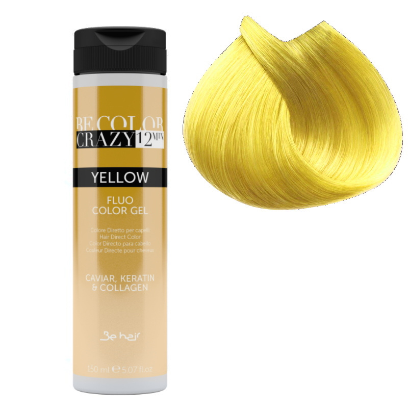 Be Color Crazy Toner w Żelu 12 minute Żółty 150 ml Be Color Crazy Toner w Żelu 12 minute Żółty 150 ml