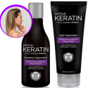 Kativa Keratin Express szampon z maską po nanoplastii keratynowym prostowaniu włosów