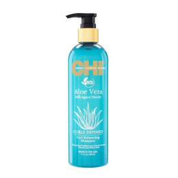 CHI Aloe Vera, szampon wzmacniający do loków z aloesem i nektarem z agawy 340ml