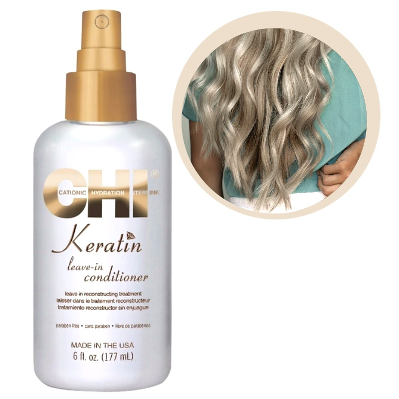 CHI Keratin, odżywka w sprayu do włosów zniszczonych 177ml CHI Keratin, odżywka w sprayu do włosów zniszczonych 177ml