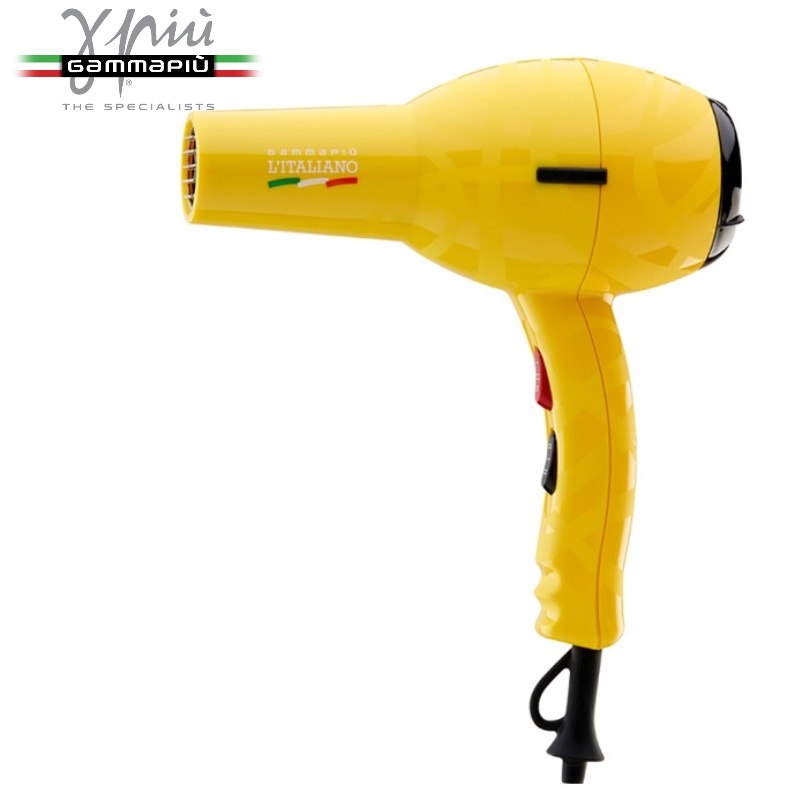 GAMMA PIU L'Italiano Yellow, profesjonalna suszarka do włosów 2000W Żółta GAMMA PIU L'Italiano Yellow, profesjonalna suszarka do włosów 2000W Żółta