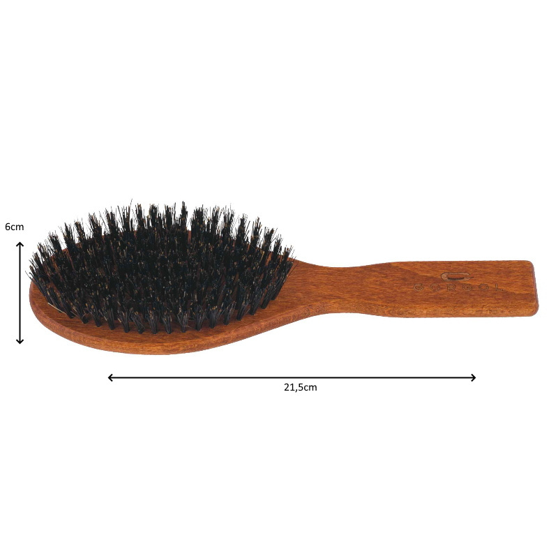 Gorgol Brush, szczotka drewniana z naturalnego włosia 10R