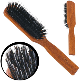 Gorgol Brush, szczotka pneumatyczna z naturalnego włosia 6R + rozczesywacz