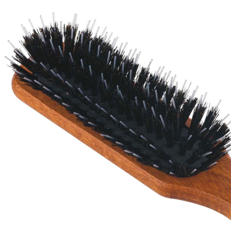 Gorgol Brush, szczotka pneumatyczna z naturalnego włosia 6R + rozczesywacz