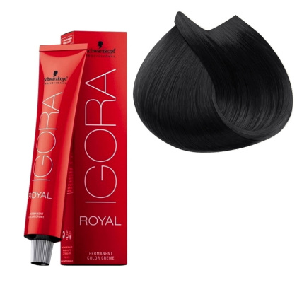 Schwarzkopf Igora Royal, profesjonalna farba do włosów 1-0 60ml