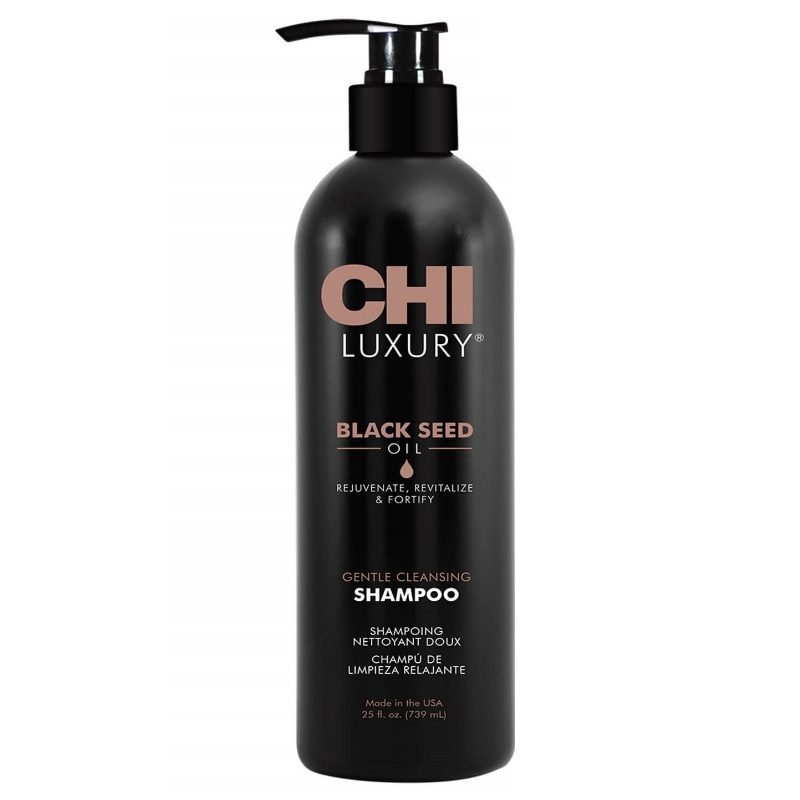 CHI Luxury Black Seed Oil, szampon oczyszczający z olejkiem z czarnuszki 739ml