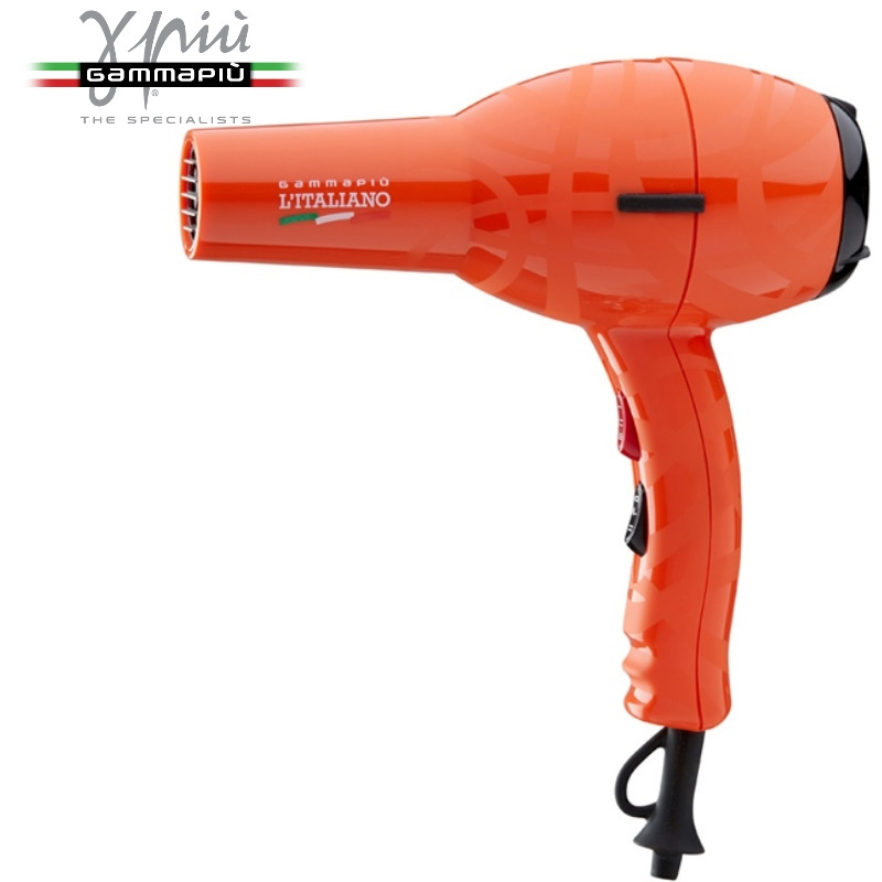 GAMMA PIU L'Italiano Orange, profesjonalna suszarka do włosów 2000W Pomarańczowy GAMMA PIU L'Italiano Orange, profesjonalna suszarka do włosów 2000W Pomarańczowy