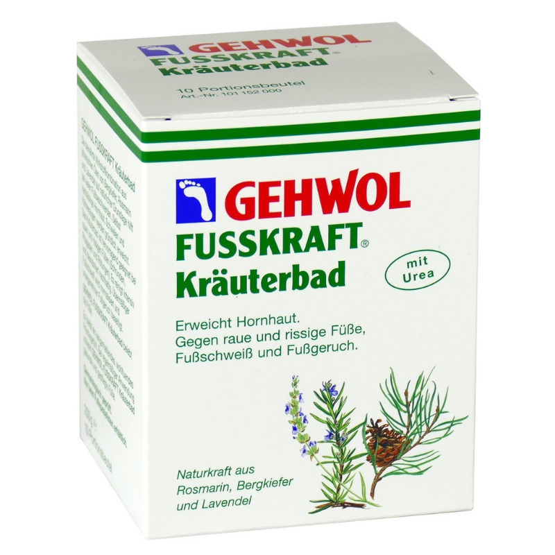 Gehwol Fusskraft Kräuterbad, sól ziołowa do kąpieli stóp, sszetka 20g