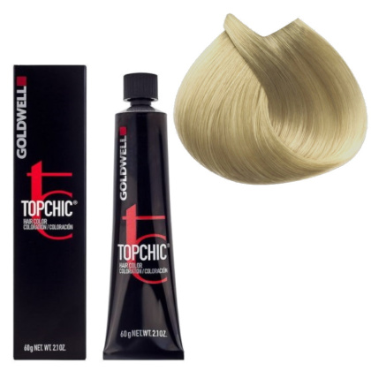 Goldwell Topchic, profesjonalna farba do włosów Blonding Cream Ash 60ml