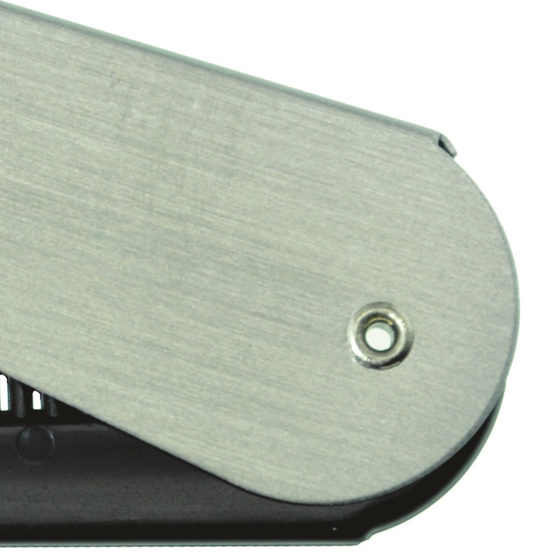 Intervion Folding comb, składany grzebień kieszonkowy w etui inox