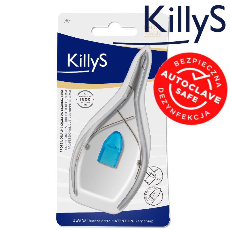 Killys cążki do skórek 3mm, bezpieczne do autoklawu Killys cążki do skórek 3mm, bezpieczne do autoklawu