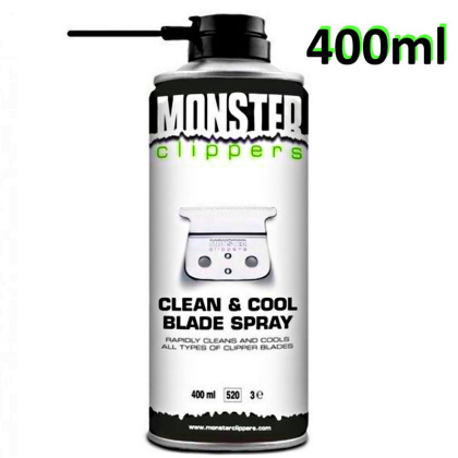 Monster Clippers spray do smarowania i chłodzenia ostrzy maszynek do włosów 400ml