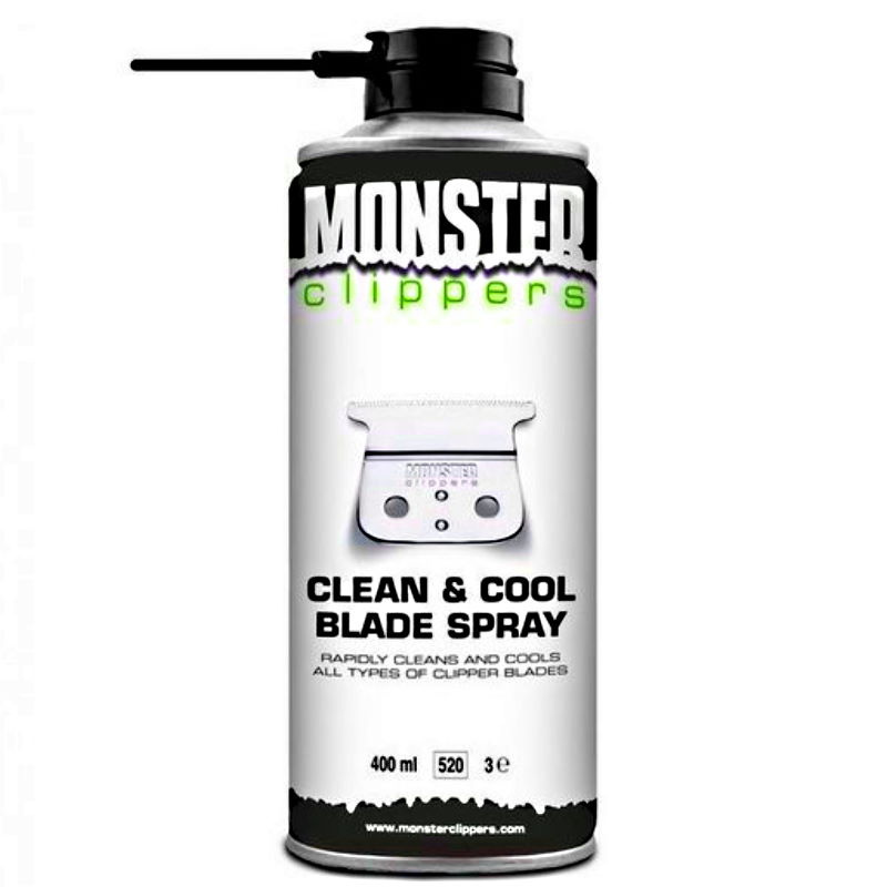 Monster Clippers spray do smarowania i chłodzenia ostrzy maszynek do włosów 400ml