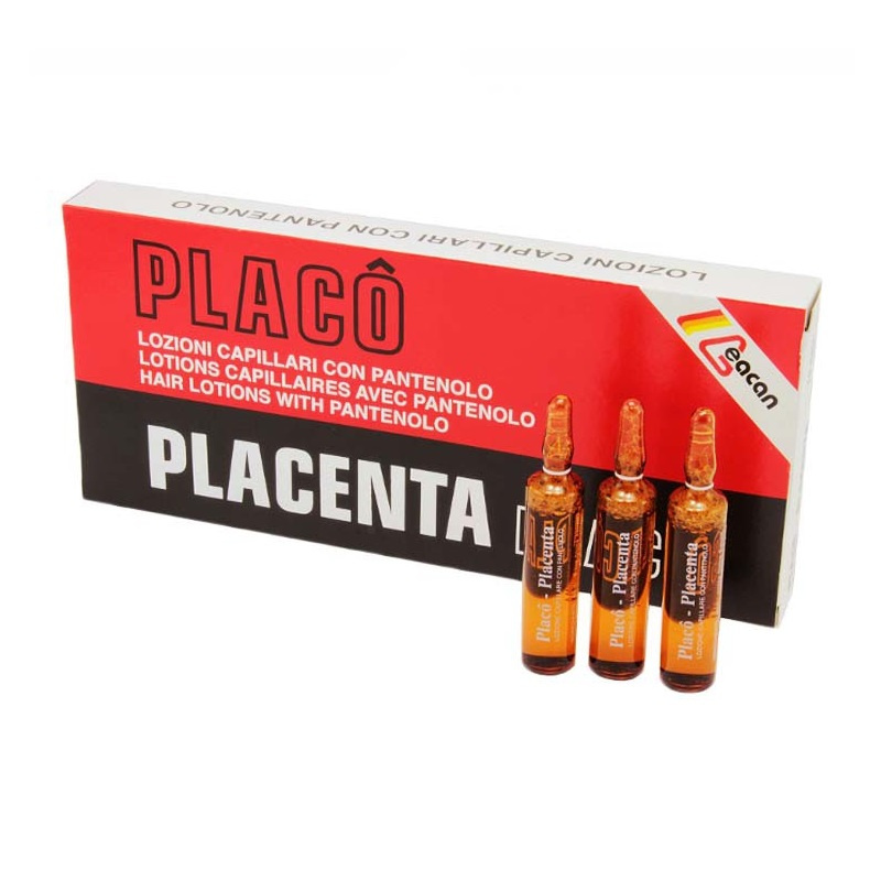 Placenta Placo, ampułki na porost włosów, do wypadających włosów 12x10ml