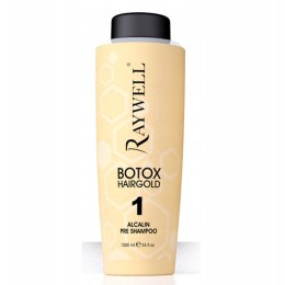 Raywell Botox Hair Gold, botox, kuracja, botoks do włosów zniszczonych Zestaw 2x1000ml + 150ml