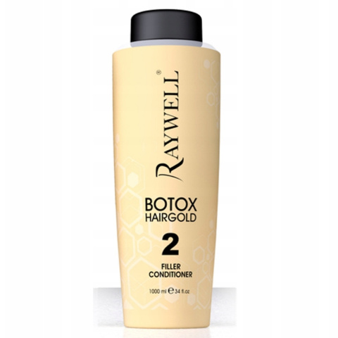 Raywell Botoks Hair Gold Zestaw do zabiegu botoksu do włosów zniszczonych Raywell Botoks Hair Gold Zestaw do zabiegu botoksu do włosów zniszczonych
