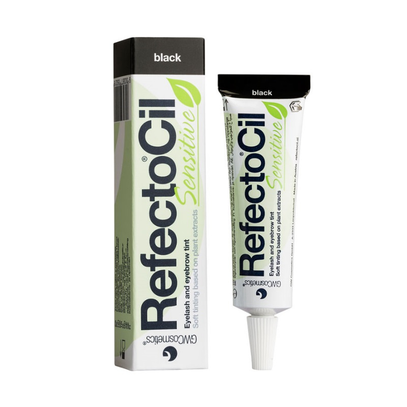 RefectoCil Sensitive henna farba do brwi i rzęs czarna 15ml RefectoCil Sensitive henna farba do brwi i rzęs czarna 15ml