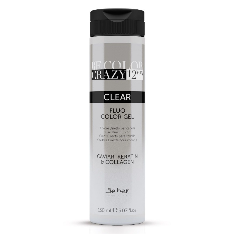 Be Hair Be Color Crazy 12min Clear, toner w żelu bez amonikau 150ml Be Hair Be Color Crazy 12min Clear, toner w żelu bez amonikau 150ml