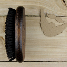 Beardyman Barber Brush, szczotka do brody, kartacz do wąsów i brody
